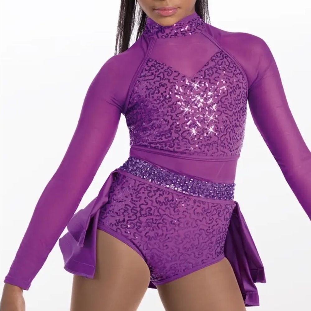 Tap/jazz costume, purple, small adult, weissman’s